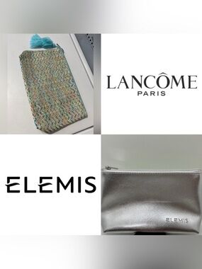 Lancôme & Elemis makeup bag bundle
